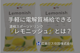 【鳥取県日野町】熱中症対策に！手軽に電解質補給できる濃縮スポーツドリンク『レモニッシュ』とは？