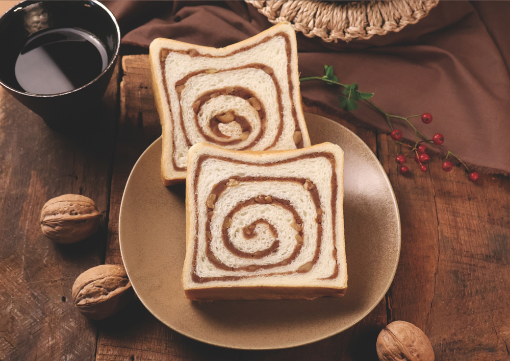 福山市パン屋銀座に志かわ2025年12月雅味胡桃きなこあん