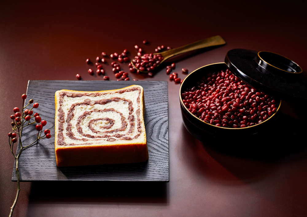 福山市パン屋銀座に志かわあずきヌーボー高級あん食パン④