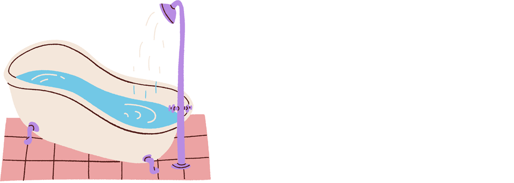 広島ガス住設(株)画像お風呂イラスト