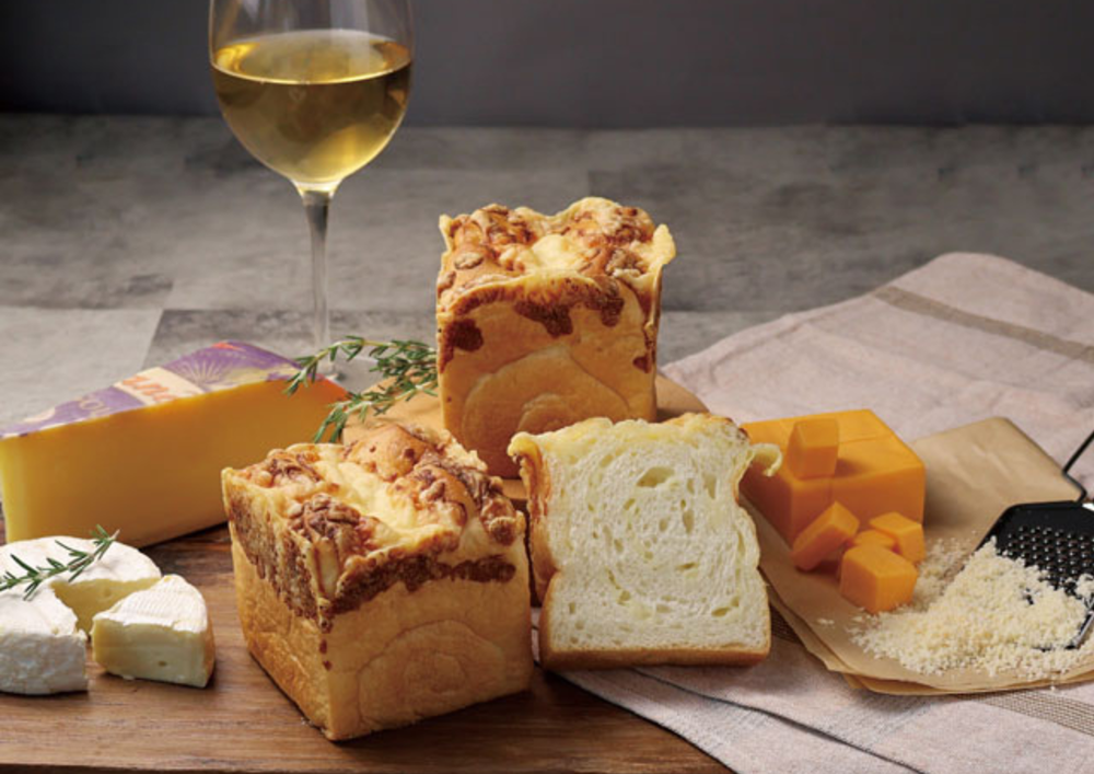 福山市パン屋北海道4種のチーズ食パン②