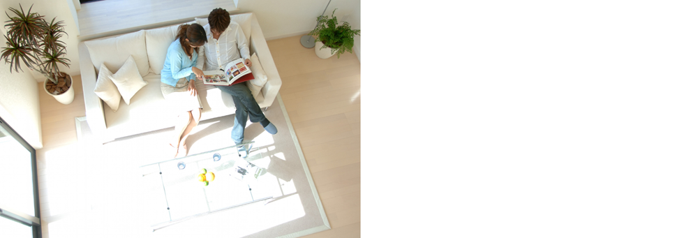 広島ガス住設(株)画像リビング家族