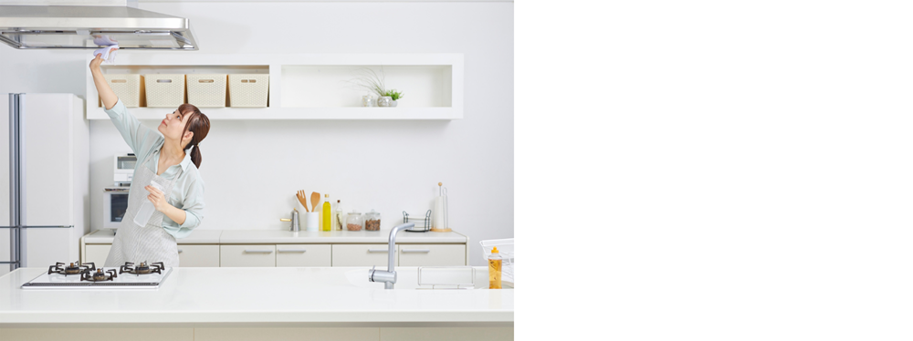 広島ガス住設(株)画像キッチンの換気扇掃除