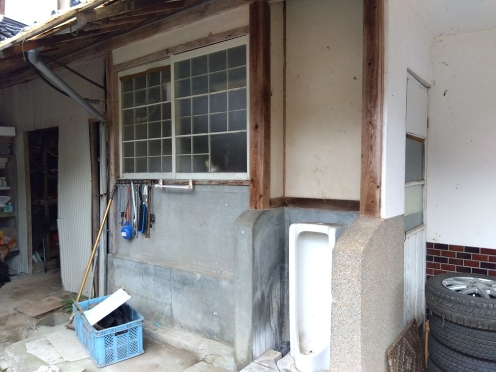 神石高原町の水回りリフォーム事例｜浴室・トイレ改修＋ガス給湯器取替解体前