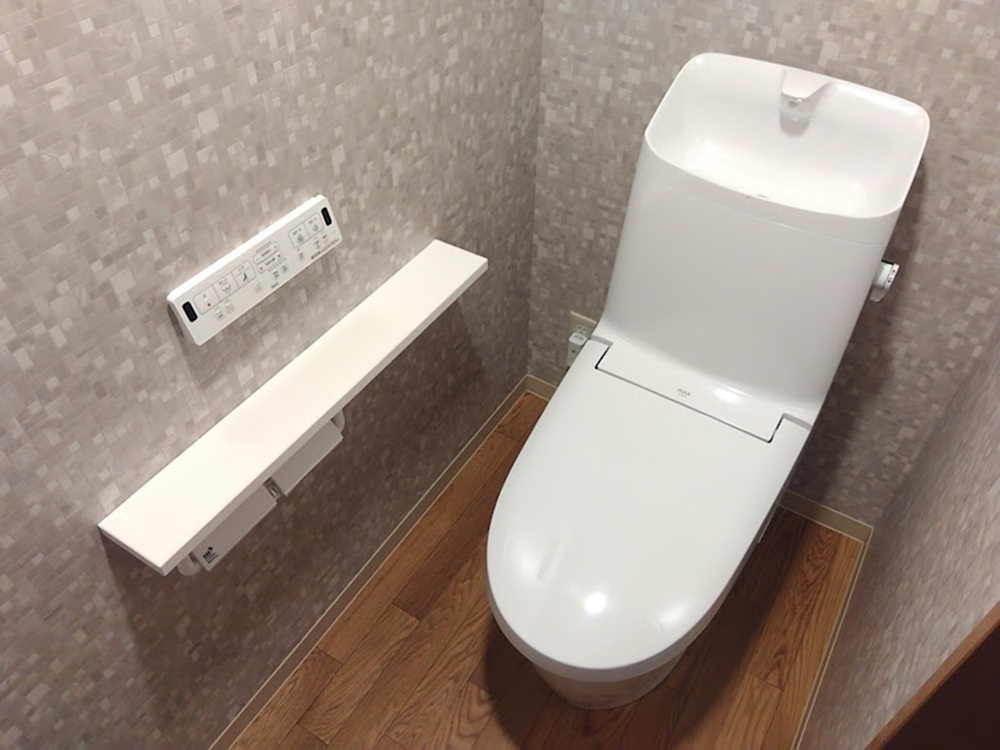 神石高原町の水回りリフォーム事例｜浴室・トイレ改修＋ガス給湯器取替浴室トイレ設置後