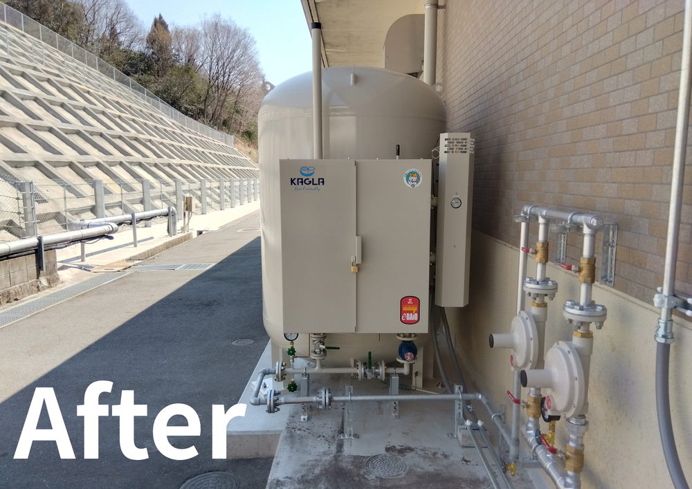 【東広島市】特別養護老人ホームの給湯設備更新事例｜井戸水トラブルをガス給湯器で解決5