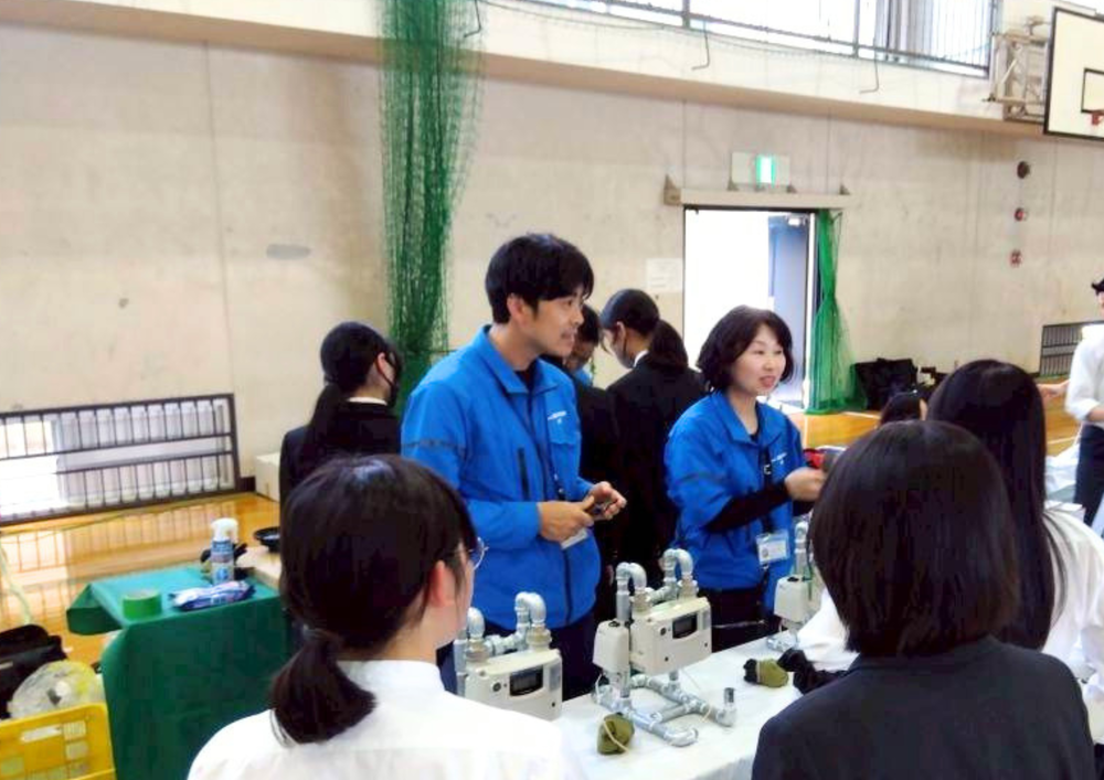 2026年5月東城高等学校にて「合同企業体験会」広島ガス住設