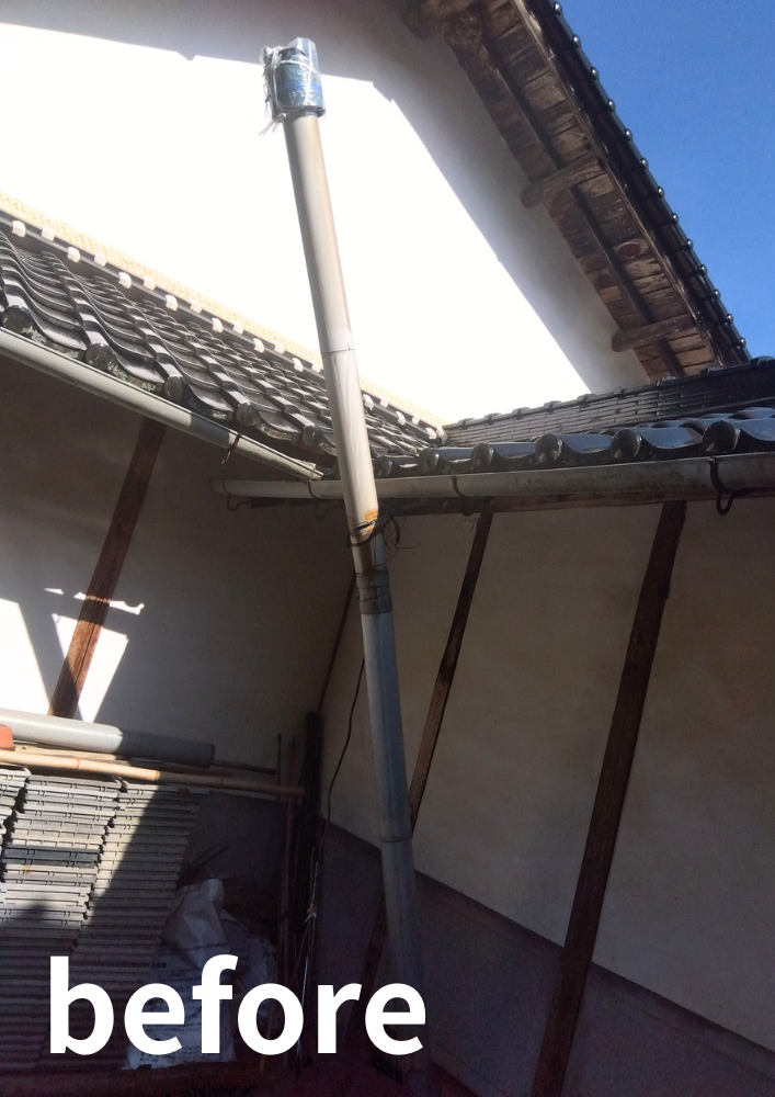 【三次市甲奴町】古いトイレを快適リフォーム｜臭突取り替え
