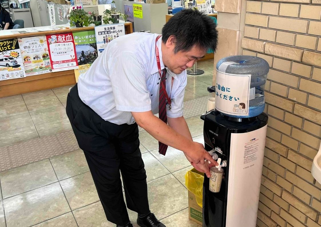 【日野町】役場・図書館・公民館にウォーターサーバーを設置|熱中症対策・防災にも活用⑪役場 職員