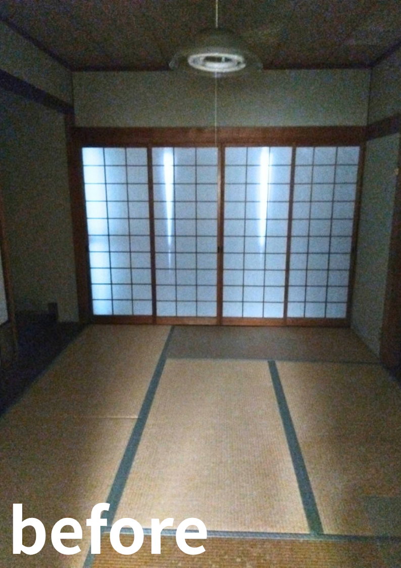 【庄原市】中古戸建を入居前にリフォーム|キッチン交換・フローリング施工事例